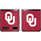 University of Oklahoma Sooners Cracked Galaxy Z Flip Skin