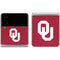 University of Oklahoma Sooners Cracked Galaxy Z Flip4 5G Skin