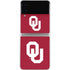 University of Oklahoma Sooners Cracked Galaxy Z Flip4 5G Skin