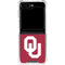 University of Oklahoma Sooners Cracked Galaxy Z Flip5 5G Clear Case