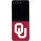 University of Oklahoma Sooners Cracked Galaxy Z Flip5 5G Skin