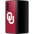 University of Oklahoma Sooners Cracked Galaxy Z Fold3 5G Skin