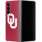 University of Oklahoma Sooners Cracked Galaxy Z Fold4 5G Skin