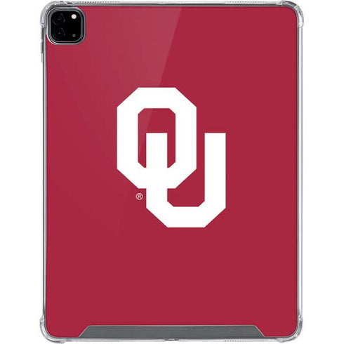 University of Oklahoma Sooners Cracked iPad Pro 12.9in (2020) Clear Case