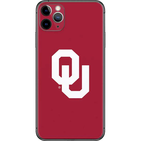 University of Oklahoma Sooners Cracked iPhone 11 Pro Max Skin