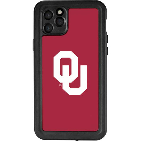 University of Oklahoma Sooners Cracked iPhone 11 Pro Max Waterproof Case