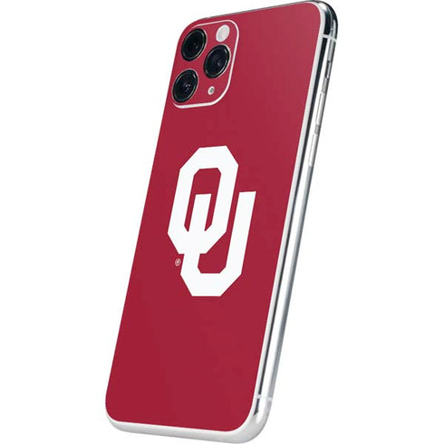 University of Oklahoma Sooners Cracked iPhone 11 Pro Skin