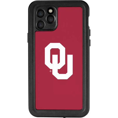 University of Oklahoma Sooners Cracked iPhone 11 Pro Waterproof Case
