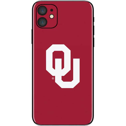 University of Oklahoma Sooners Cracked iPhone 11 Skin