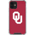 University of Oklahoma Sooners Cracked iPhone 12 Clear Case