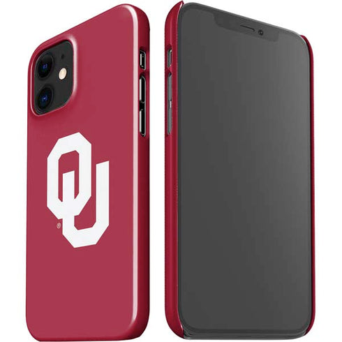 University of Oklahoma Sooners Cracked iPhone 12 Mini Lite Case