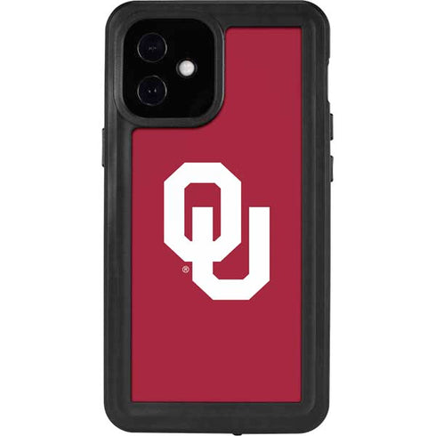 University of Oklahoma Sooners Cracked iPhone 12 Mini Waterproof Case