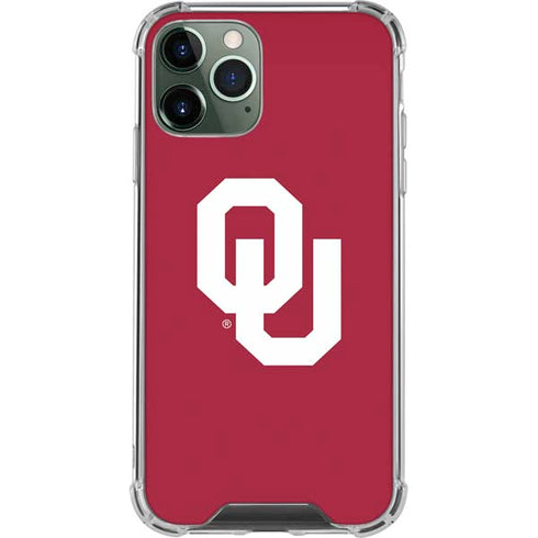 University of Oklahoma Sooners Cracked iPhone 12 Pro Clear Case