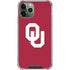 University of Oklahoma Sooners Cracked iPhone 12 Pro Clear Case