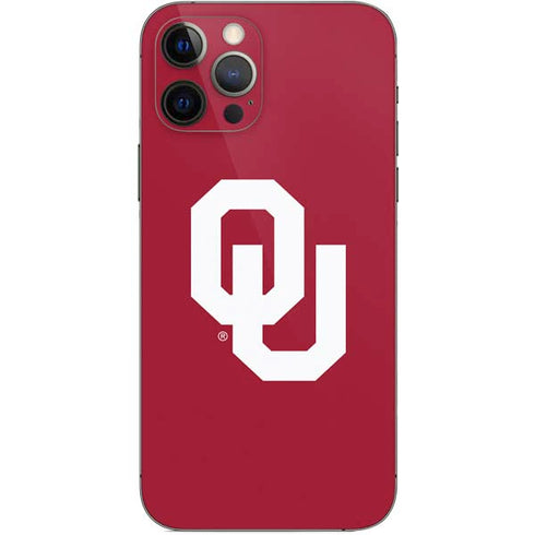 University of Oklahoma Sooners Cracked iPhone 12 Pro Skin