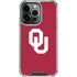 University of Oklahoma Sooners Cracked iPhone 13 Pro Clear Case
