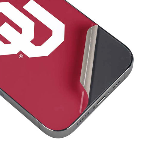 University of Oklahoma Sooners Cracked iPhone 13 Pro Max Skin