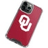 University of Oklahoma Sooners Cracked iPhone 14 Pro Clear Case