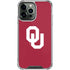 University of Oklahoma Sooners Cracked iPhone 14 Pro Max Clear Case