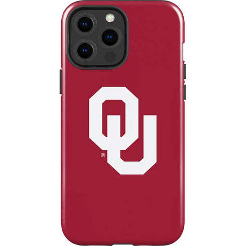 University of Oklahoma Sooners Cracked iPhone 15 Pro Max Impact Case