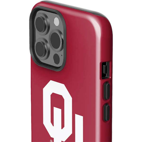 University of Oklahoma Sooners Cracked iPhone 15 Pro Max Impact Case