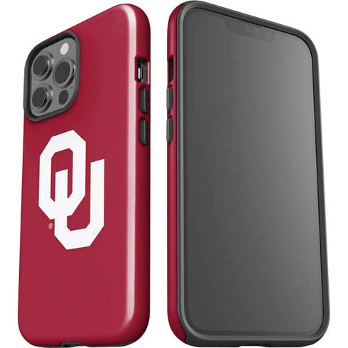 University of Oklahoma Sooners Cracked iPhone 15 Pro Max Impact Case