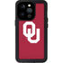 University of Oklahoma Sooners Cracked iPhone 14 Pro Waterproof Case