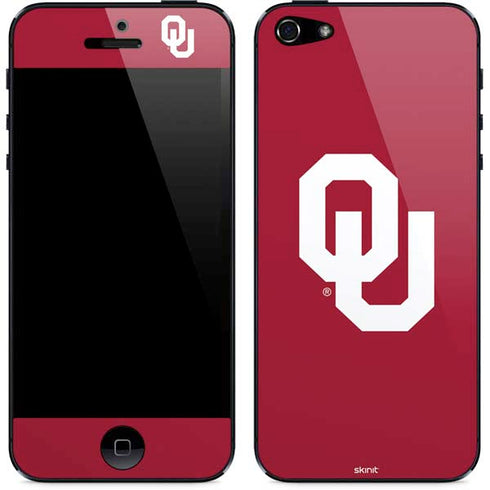 University of Oklahoma Sooners Cracked iPhone 5/5s/5SE Skin
