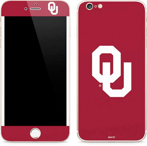 University of Oklahoma Sooners Cracked iPhone 6/6s Plus Skin