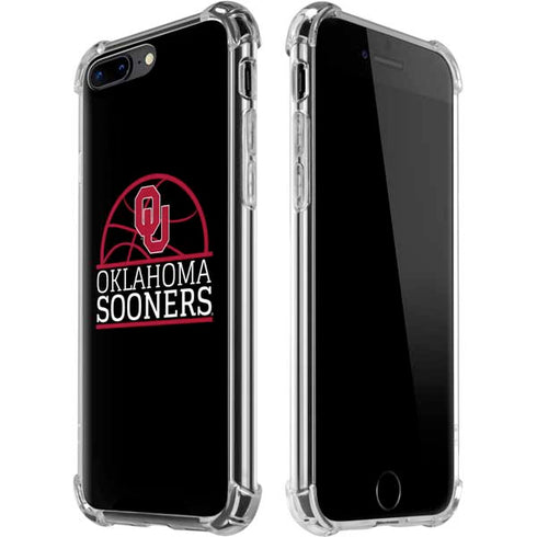 University of Oklahoma Sooners Cracked iPhone 7/8 Plus Clear Case