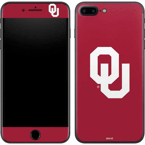 University of Oklahoma Sooners Cracked iPhone 8 Plus Skin