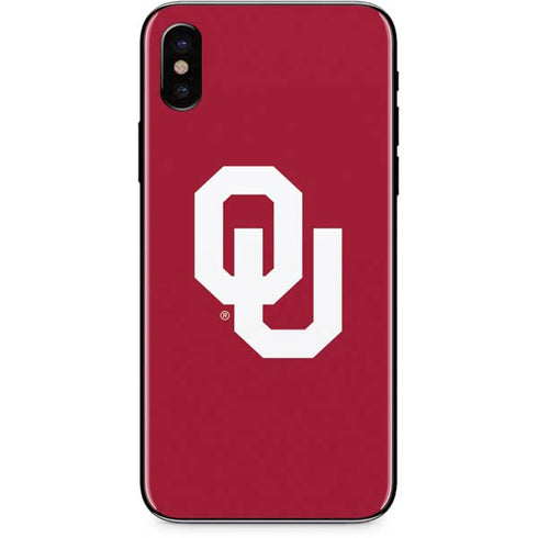 University of Oklahoma Sooners Cracked iPhone X Skin