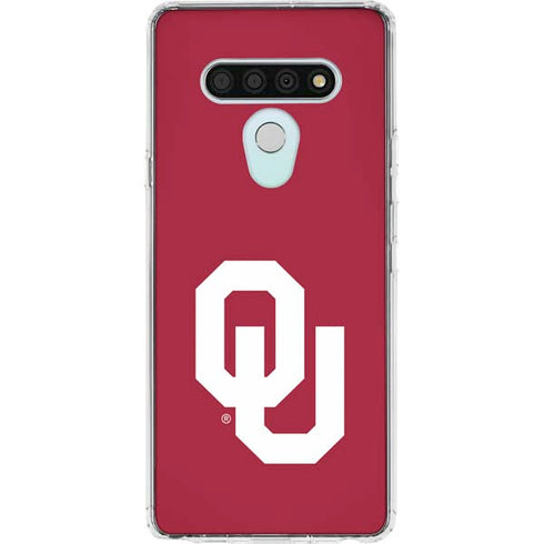 University of Oklahoma Sooners Cracked LG Stylo 6 Clear Case
