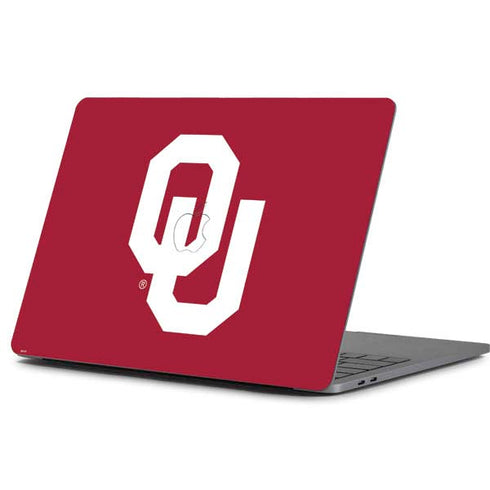 University of Oklahoma Sooners Cracked Apple MacBook Pro 13-inch Skin