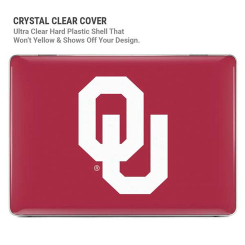 University of Oklahoma Sooners Cracked MacBook Pro 13in (2020) Case plus Skin