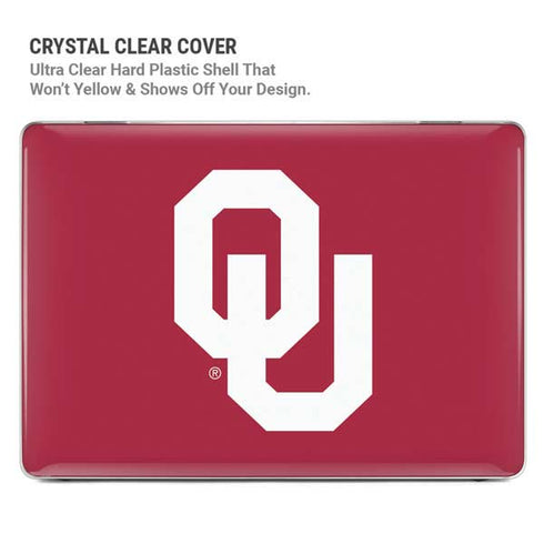 University of Oklahoma Sooners Cracked MacBook Pro 16in (2021-25) Case plus Skin