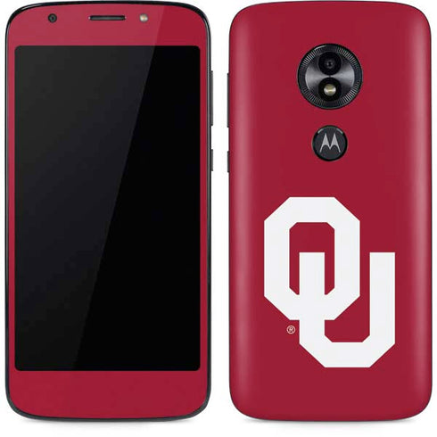 University of Oklahoma Sooners Cracked Moto E5 Play Skin