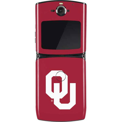 University of Oklahoma Sooners Cracked Motorola RAZR Skin