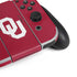 University of Oklahoma Sooners Cracked Nintendo Switch OLED (2021) Skin