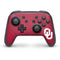 University of Oklahoma Sooners Cracked Nintendo Switch Pro Controller Skin