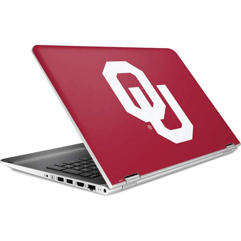 University of Oklahoma Sooners Cracked HP Pavilion Skin
