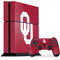 University of Oklahoma Sooners Cracked PS4 Console and Controller Bundle Skin