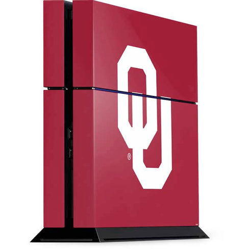 University of Oklahoma Sooners Cracked PS4 Console Skin