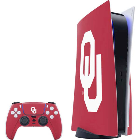 University of Oklahoma Sooners Cracked PS5 Bundle Skin