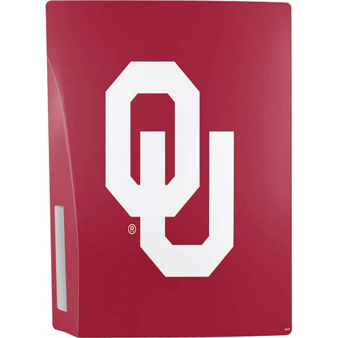 University of Oklahoma Sooners Cracked PS5 Console Skin