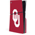 University of Oklahoma Sooners Cracked PS5 Slim Disk Console Skin