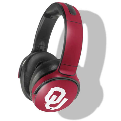 University of Oklahoma Sooners Cracked Skullcandy Venue Skin