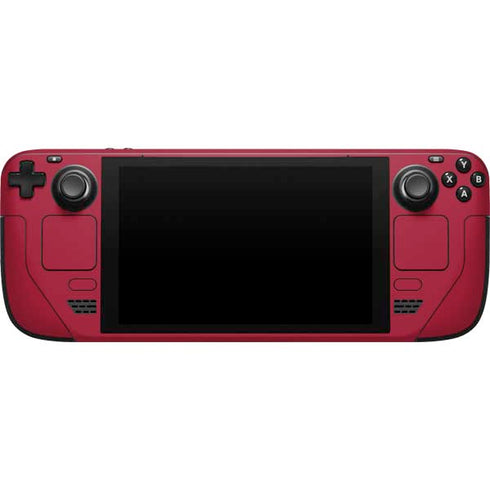 University of Oklahoma Sooners Cracked Steam Deck Handheld Gaming Computer Skin