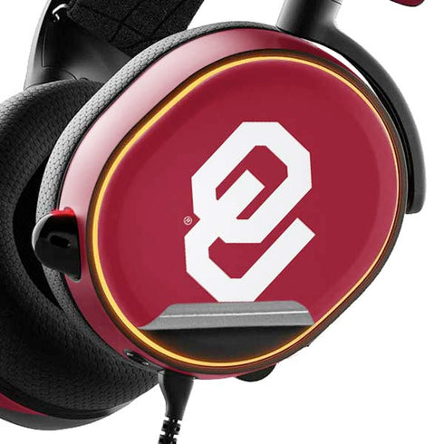 University of Oklahoma Sooners Cracked SteelSeries Arctis 3 Skin