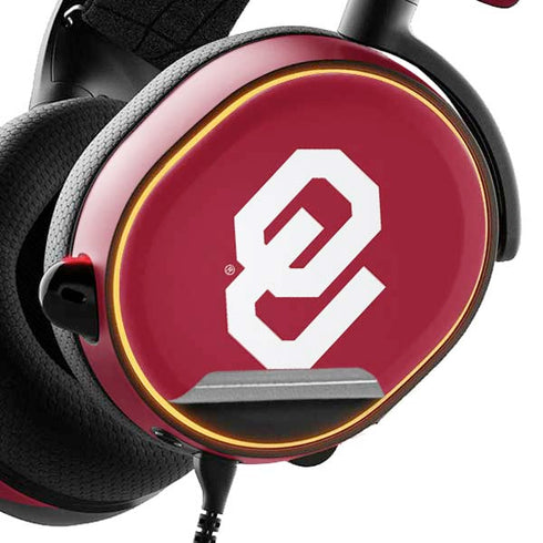 University of Oklahoma Sooners Cracked SteelSeries Arctis 5 Skin